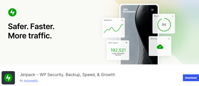Il plugin Jetpack per WordPress nel repository di WordPress.org