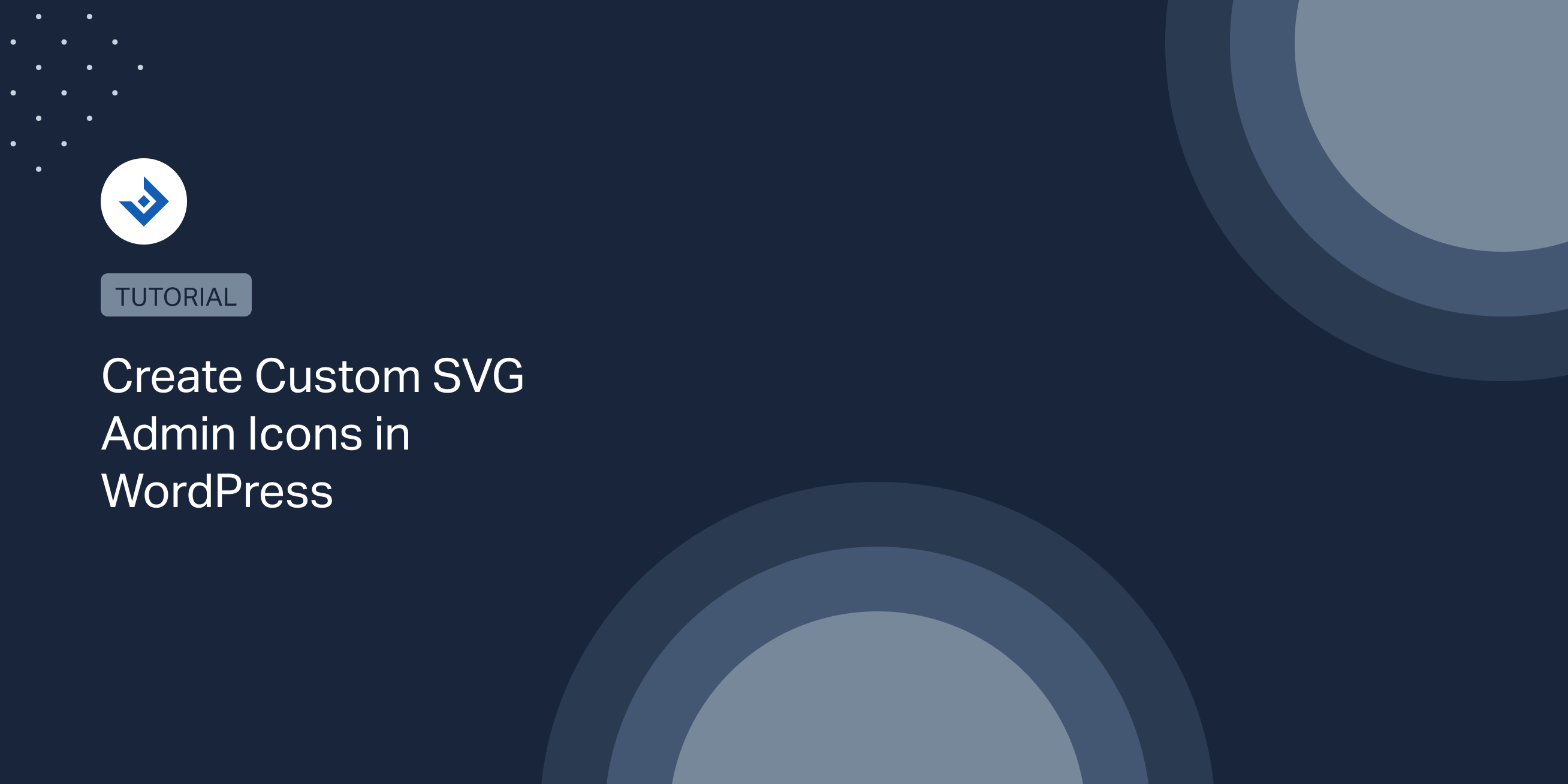 Create Custom SVG Admin Icons in WordPress