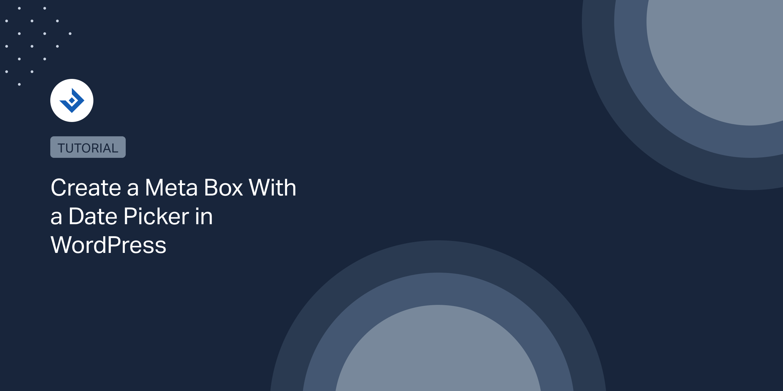Create a Meta Box With a Date Picker in WordPress