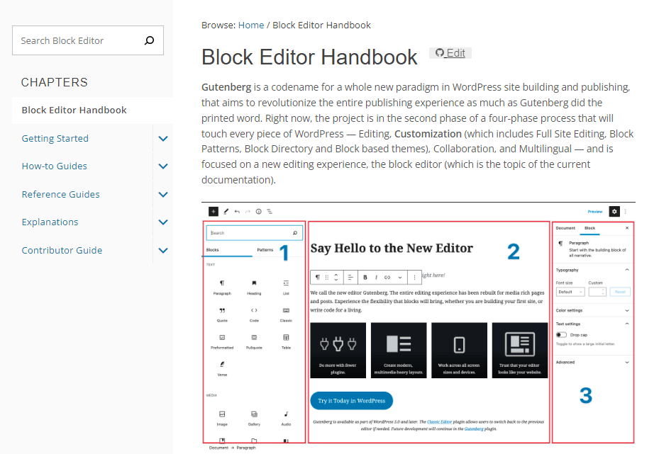 Block Editor Handbook page on block attributes