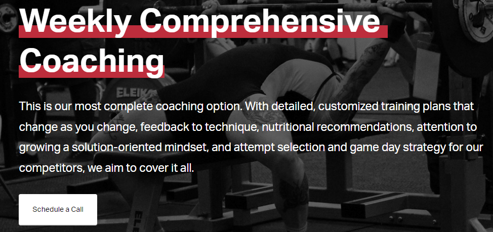 The Strength Athlete coaching program for strength training and powerlifting.